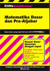Image of Matematika Dasar Dan Pra-Aljabar