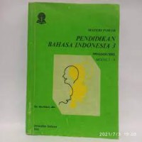Image of Materi Pokok Pendidikan Bahasa Indonesia I
