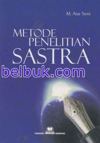 Image of Metode Penelitian Sastra