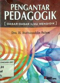 Image of Pengantar Pendagogik: Dasar-Dasar Ilmu Mendidik