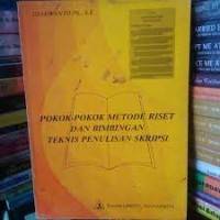 Image of Pokok-Pokok Metode  Riset dan Bimbingan Teknis Penulisan